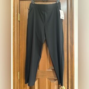 Athleta Brooklyn Ankle Pants Black size 16 NEW